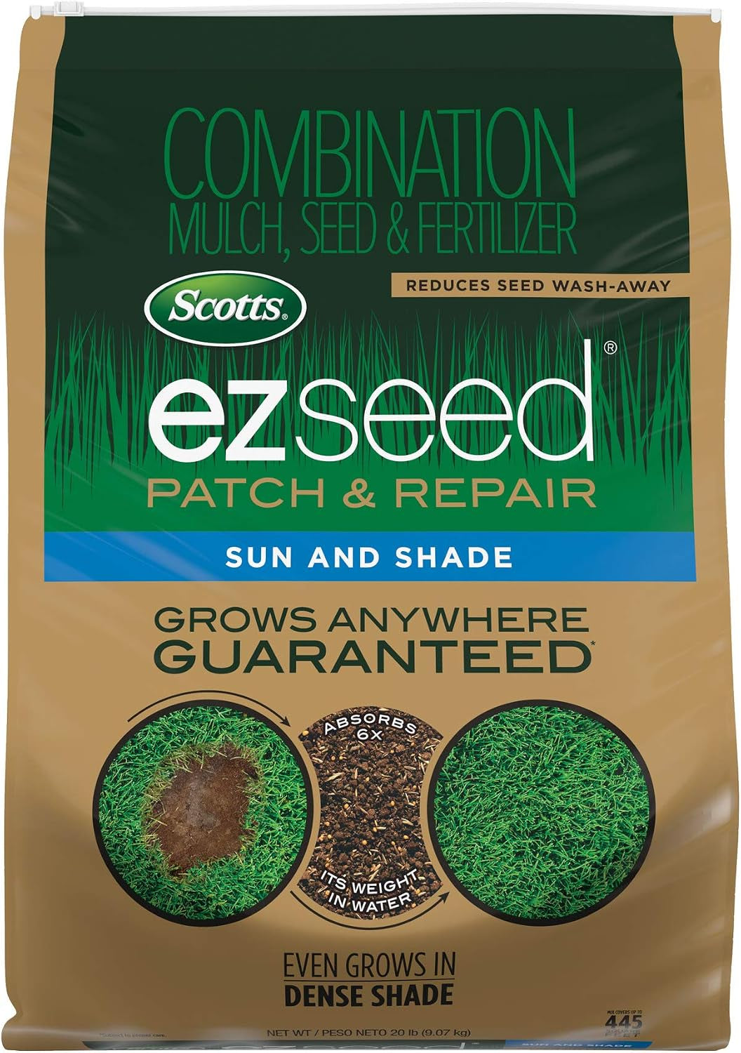 Scotts EZ Seed Patch & Repair for Sun and Shade, 3.75 Lbs.