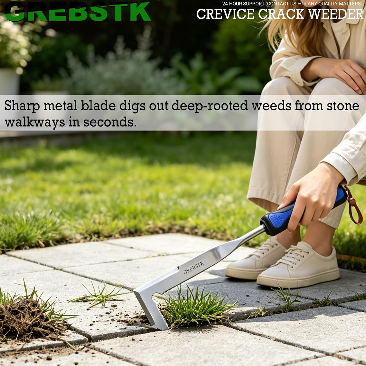 Crack Weeder Crevice Weeding Stainless Steel Sharp Lightweight Tool