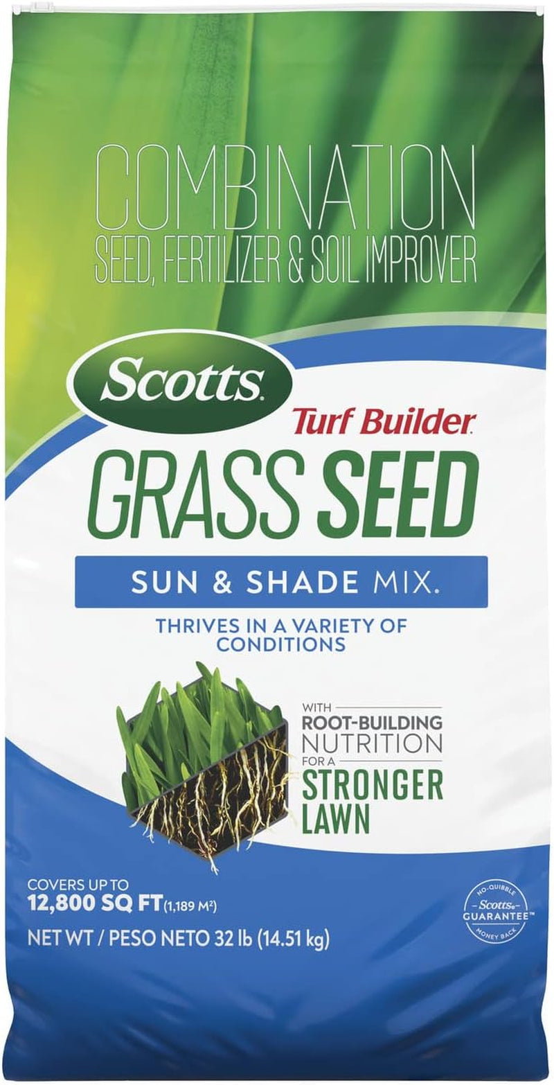 Scotts Turf Builder Grass Seed Sun & Shade Mix, 5.6 Lbs.