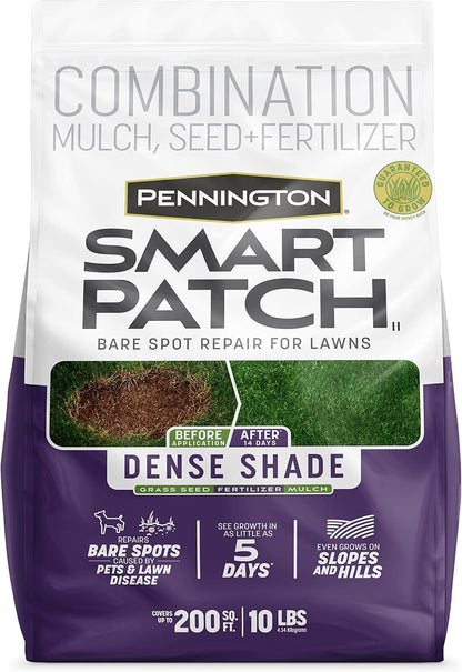 Smart Seed Dense Shade Mix Grass Seeds for Lawn, 7 Lb