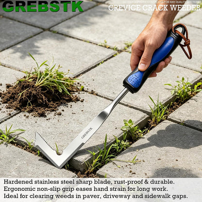 Crack Weeder Crevice Weeding Stainless Steel Sharp Lightweight Tool