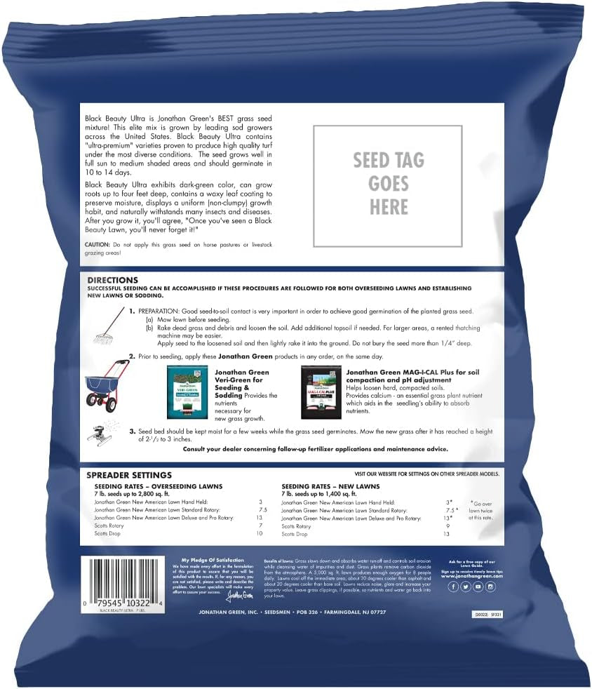 Black Beauty Ultra Grass Seed - 7 Lb