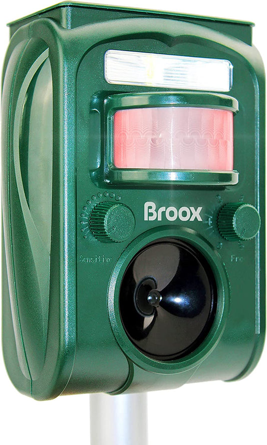 2026 Upgraded Solar Animal Repellent, Cat Repellent Outdoor, Squirrel Repellent, Deer Repellent, Ultrasonic Pest Repeller, Waterproof IP 65, Motion Detection, Dog, Raccoon, Skunk, Rabbit, Rodent