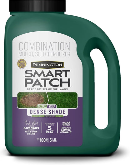 Smart Seed Dense Shade Mix Grass Seeds for Lawn, 7 Lb
