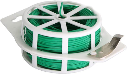 Garden Plant Ties 30M with Cutter, Reusable Garden Twist Ties Multi-Purpose for Climbing Plants Tomatoes Vines Cable Organizing Home Office(M)