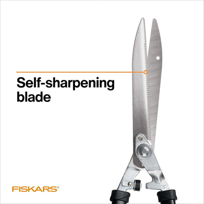 Fiskars 25"-33" Power-Lever Extendable Garden Hedge Shears, 10” Blades